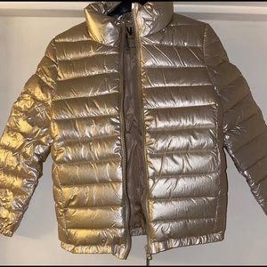 Zara Kids Gold Puffer Jacket